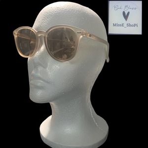 New with Case! UNiSex Bandwagon Matte Stone Beige Sunglasses SKU: QSunglasses